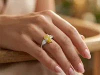 Кольцо из белого золота э4112кц09250364