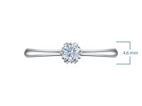 Помолвочное кольцо из серебра э0612кц04203092_white