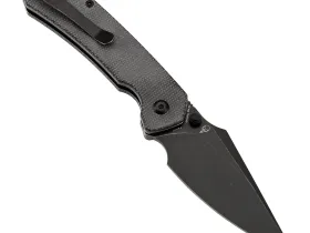 Складной нож Tenable Fenrir, сталь 14C28N, рукоять микарта, черный
