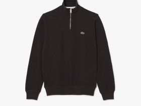 Мужская толстовка Lacoste на молнии с высоким воротом