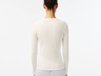 Женская футболка Lacoste Slim Fit с длинными рукавами