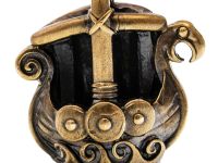 Бусина для темляка Драккар, латунь