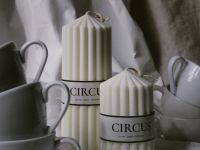 Свеча KK /home из соевого воска с хлопковым фитилём, "Circus", 21 см, 610 гр