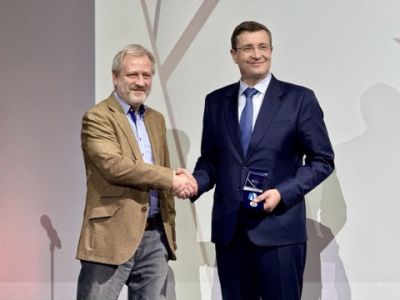 Губернатору Нижегородской области вручён почётный знак СЖР "За поддержку прессы"