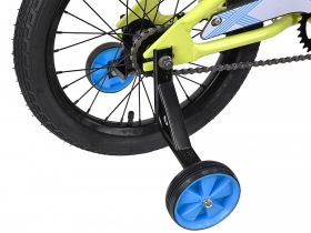 Детский велосипед Stark Tanuki 16 Boy, год 2023, цвет Зеленый-Белый