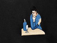 Футболка "Пикассо" вышивка, XL