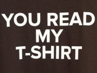 Футболка с принтом, Коричневый