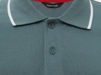 Поло с контрастной отделкой