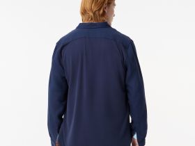 Мужская льнаная рубашка Lacoste