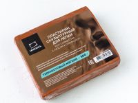 Пластилин скульптурный Малевичъ 500 г, терракотовый, мягкий
