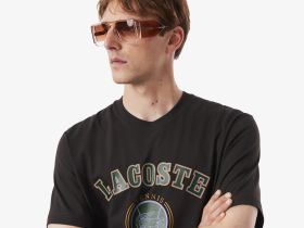 Мужская футболка Lacoste классического кроя из органического хлопка