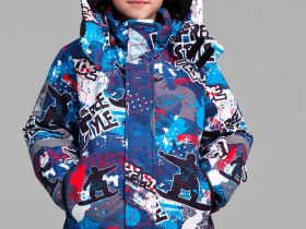 Комплект текстильный с полиуретановым покрытием для мальчиков: куртка, полукомбинезон