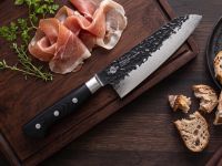 Кухонный нож Сантоку FISSMAN Hitsuchi, сталь Damascus