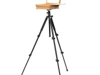 Этюдный ящик FE-1824 (для холстов на картоне) с креплением на фотоштатив, бук