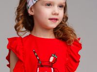 Косынка трикотажная для девочек, 2 шт в комплекте