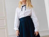 Блузка с длинным рукавом для девочки