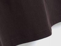 Футболка из гладкого хлопка, Коричневый