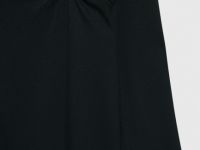 Лонгслив с асимметричным вырезом, Черный