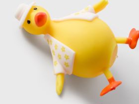 Жёлтая игрушка-антистресс «Утка» Глория Джинс