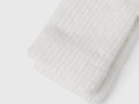 Перчатки с шерстью альпака, Белый