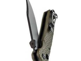 Складной нож Daggerr Pike Olive BW DL, сталь 8Cr14MoV, рукоять термопластик FRN, оливковый