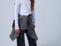 Лонгслив для девочек, Белый