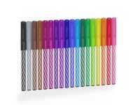 Набор фломастеров Berlingo "SuperTwist" 18 цв., смываемые, рисунок на корпусе, блистер