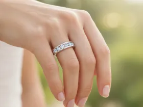 Кольцо из белого золота э4712кц07153400