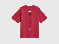 Футболка из хлопка с принтом для мальчиков, Красный