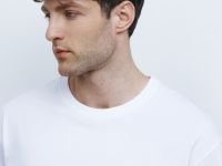 Базовая футболка из джерси, Белый