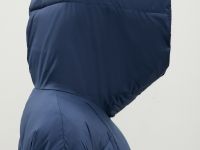 Стеганое утепленное пальто с поясом