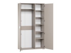 Распашной шкаф Стелла 2-120x220 Латте