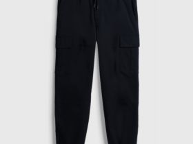 Джоггеры из твила с карго-карманами, Черный