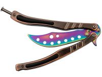 Тренировочный нож бабочка (балисонг) CS GO Gradient