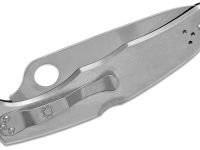 Складной нож Endura 4 - Spyderco 10P, сталь VG-10 Satin Plain, рукоять нержавеющая сталь