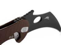 Складной нож LionSteel L.E.One, сталь Magnacut, рукоять алюминий, коричневый/черный