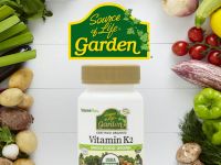 NaturesPlus, Source of Life, Garden, Vitamin K2 (витамин К2), 60 растительных капсул