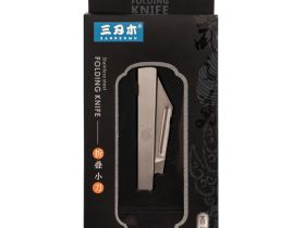 Складной нож-брелок Sanrenmu A148, сталь 4Cr15N, рукоять нержавеющая сталь