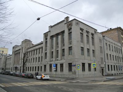 Здание Университета Шанявского, в котором в 1919 г. Ленин Владимир Ильич дважды выступал