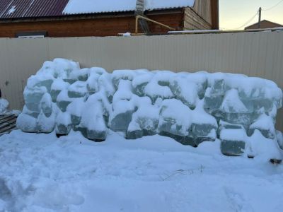 В Якутске для семей участников СВО заготовили лёд на зиму