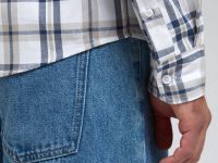 Рубашка из хлопковой фланели в клетку