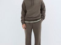 Худи с принтом, Коричневый