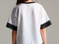 Фуфайка трикотажная для девочек (футболка)