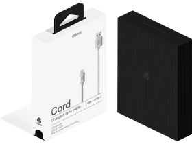 Кабель uBear uBear Cord USB-A - USB-C, 1.2 м серый