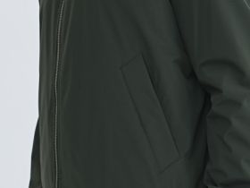 Утеплённый бомбер, Зеленый