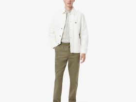 Мужские брюки Lacoste из эластичного органического хлопка