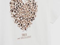 Свободная футболка для девочек, Белый