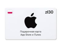 Подарочная карта App Store и iTunes - 30 PLN (Poland) [Цифровая версия] (PC)