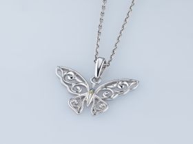 Подвеска из серебра с бриллиантом э0601пд03152400