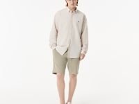 Мужская рубашка Lacoste из смеси хлопка и льна